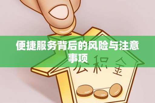 渭源便捷服务背后的风险与注意事项